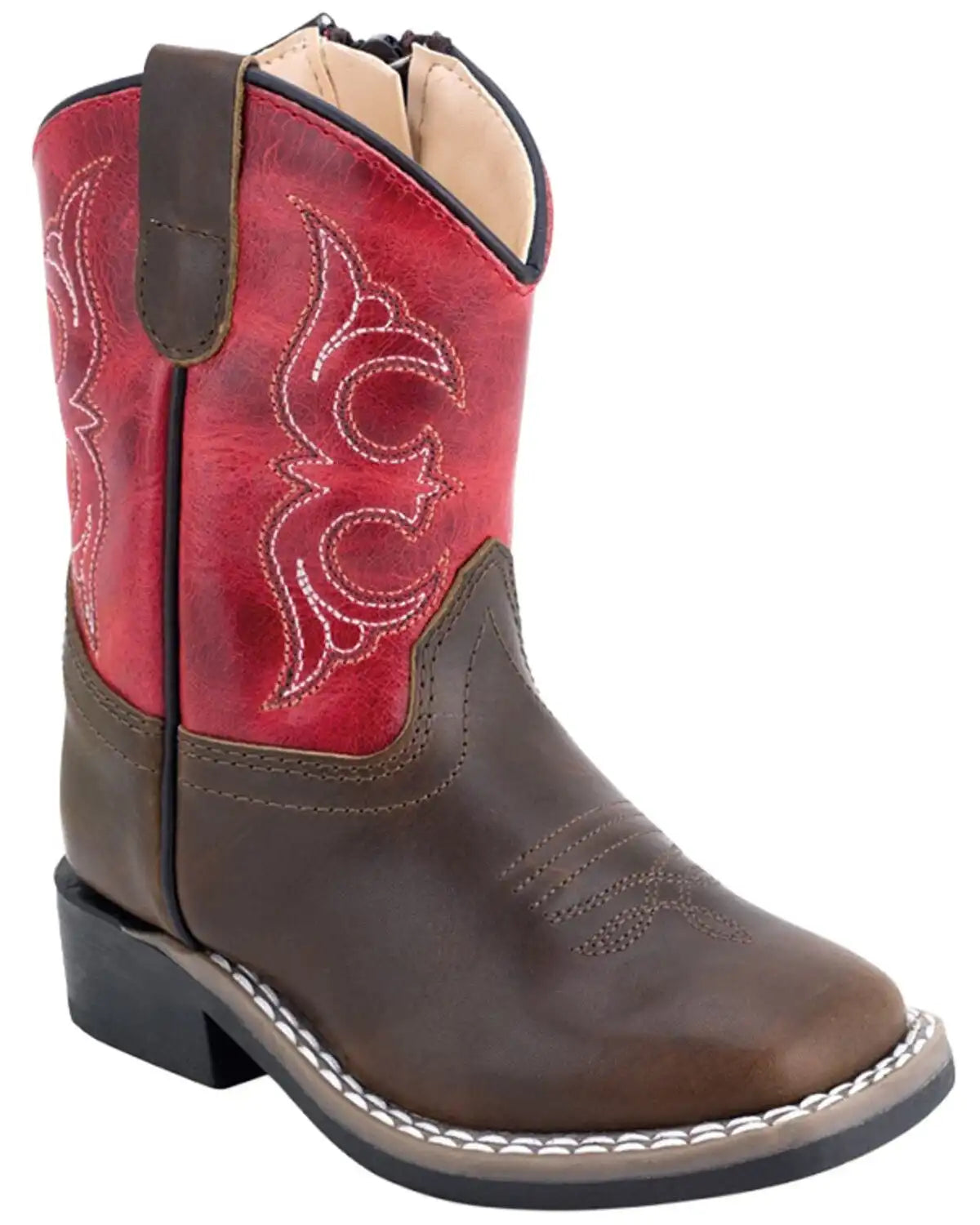 Old West Toddler Boys' Western Boots - Broad Square Toe