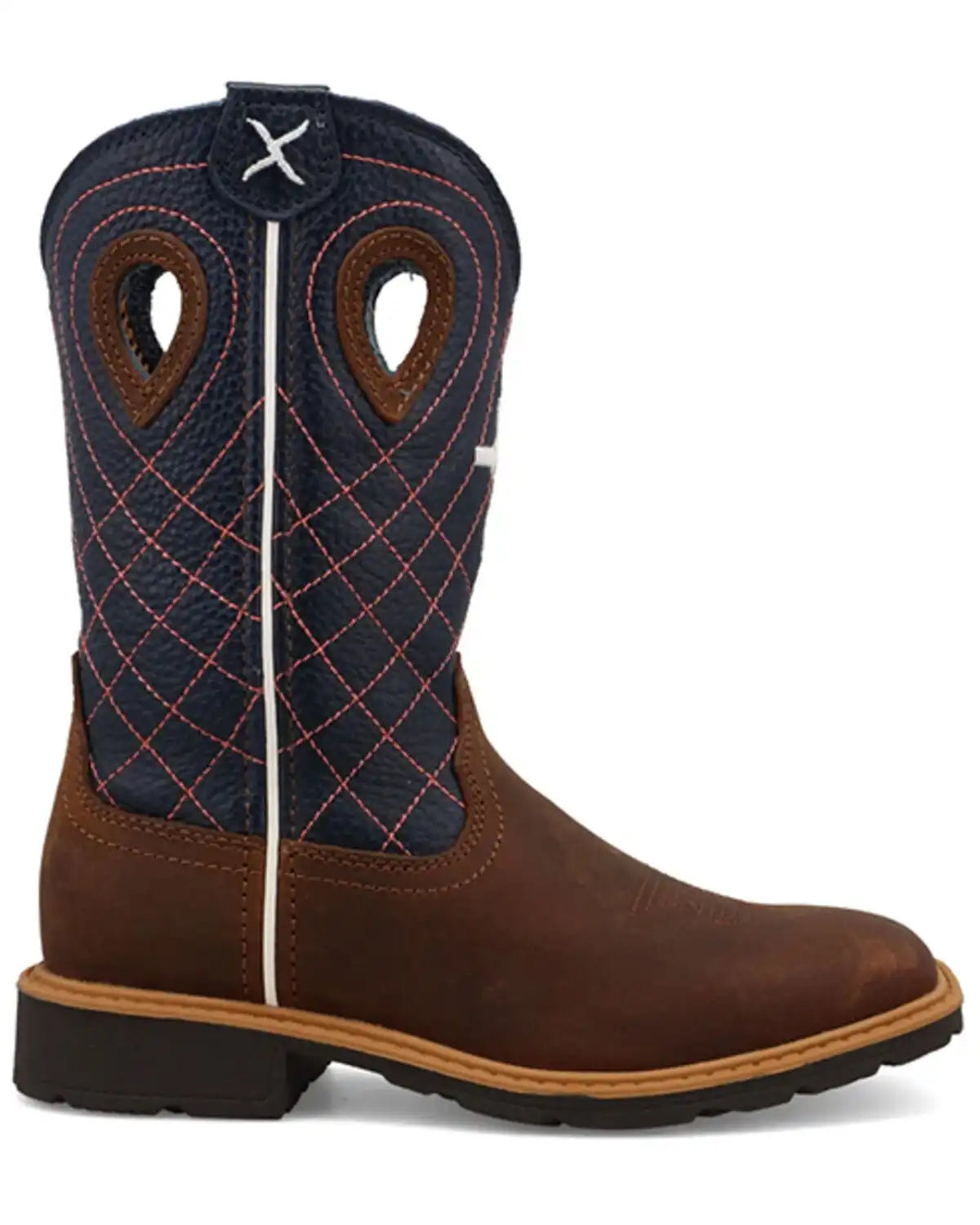 Twisted X Kid's Cowboy Work Western Boots - Broad Square Toe