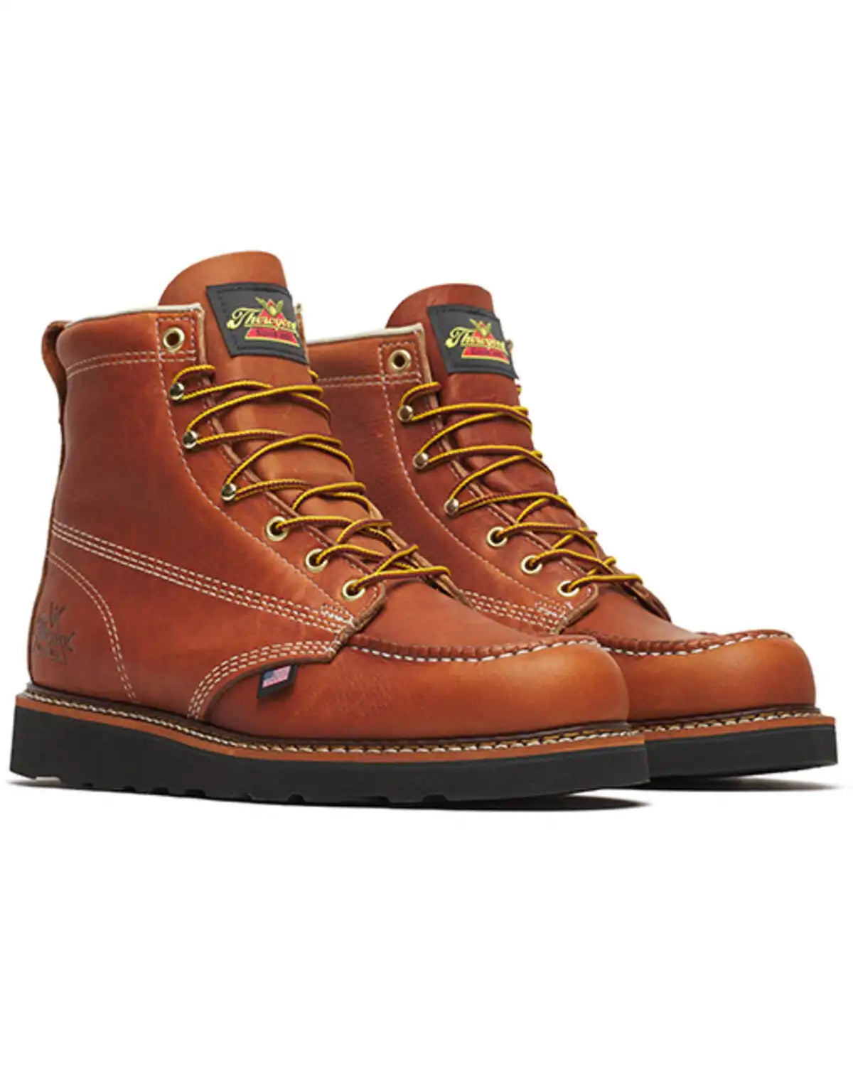 Thorogood Men's 6" American Heritage MAXWear Moc Wedge Work Boots - Soft Toe