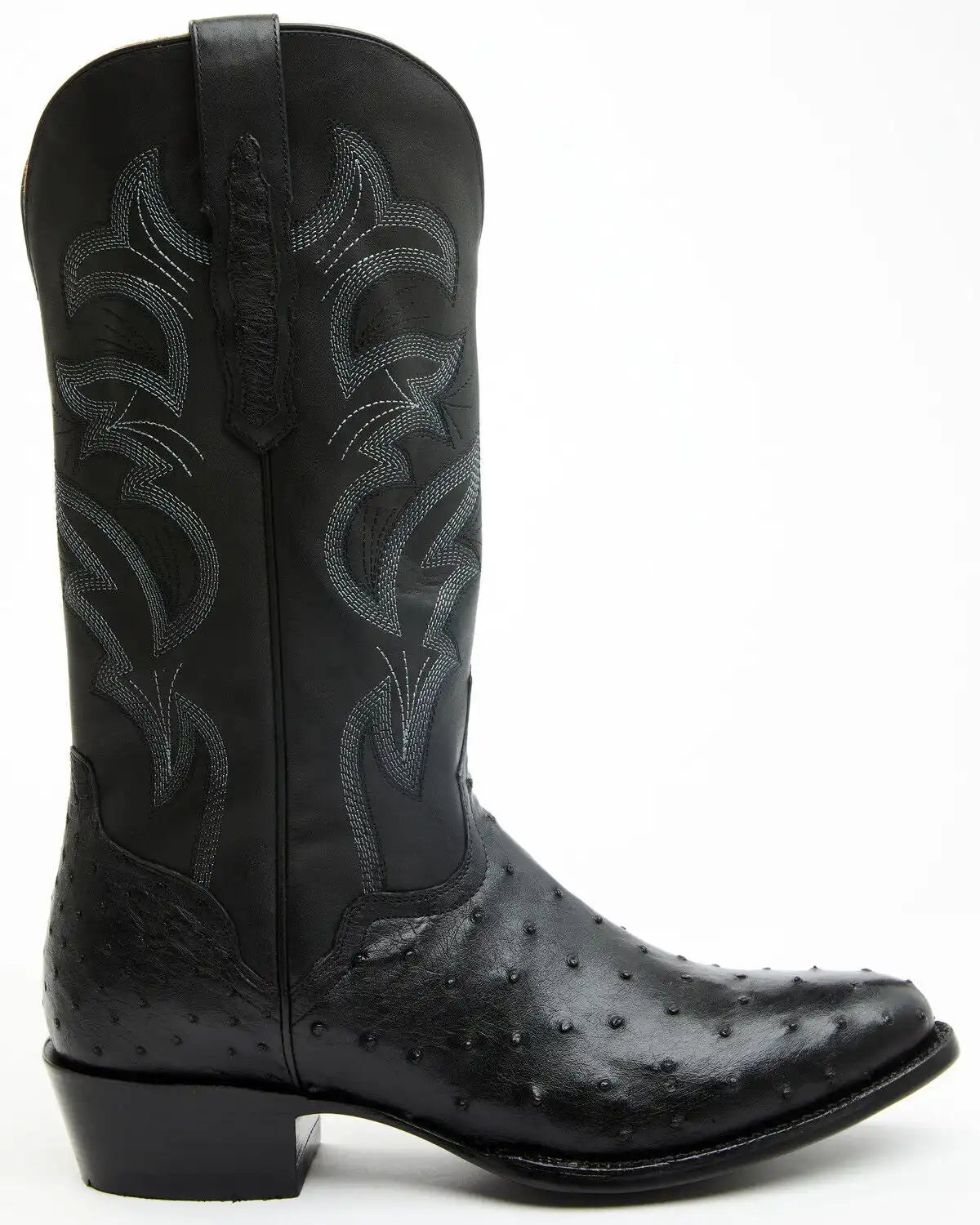 EL Dorado Men's Full Quill Ostrich Exotic Western Boots - Round Toe