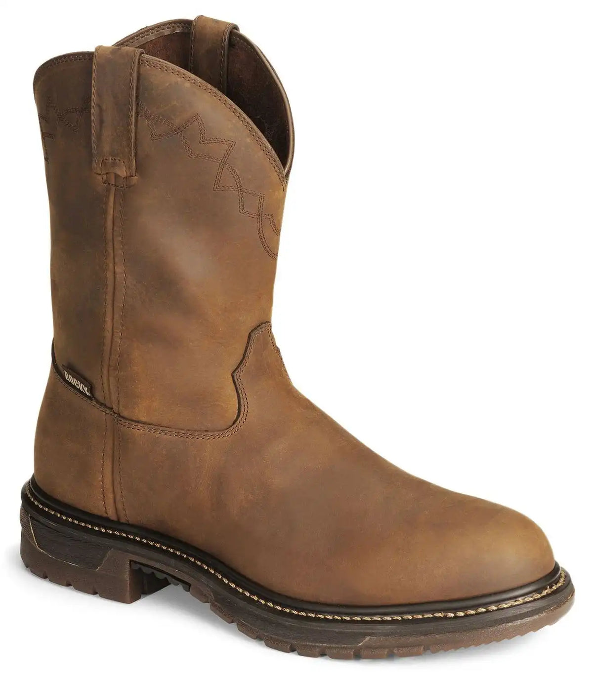 Rocky Men's 10" Original Ride Roper Performance Western Boots - Round Toe