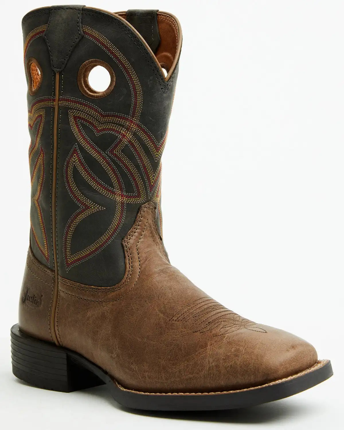 Justin Men's Stampede Lubbock Performance Western Boots - Broad Square Toe
