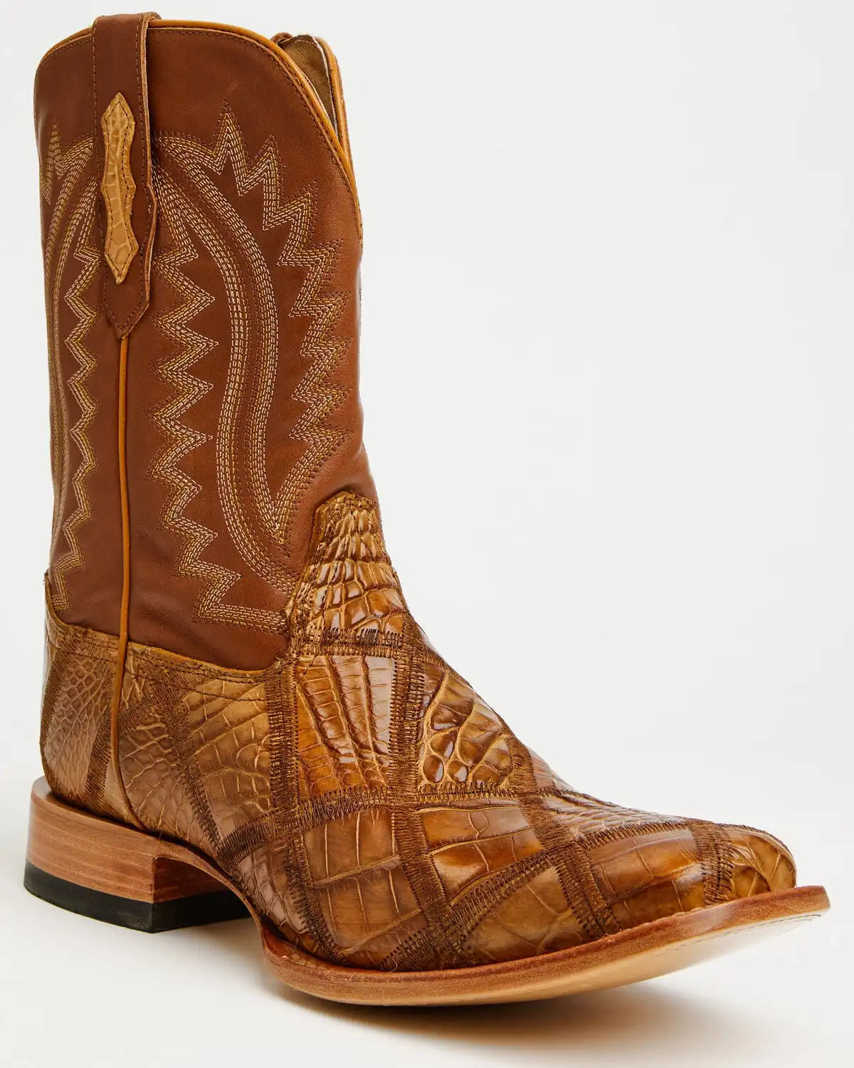 Cody James Men's Exotic American Alligator Western Boots - Broad Square Toe