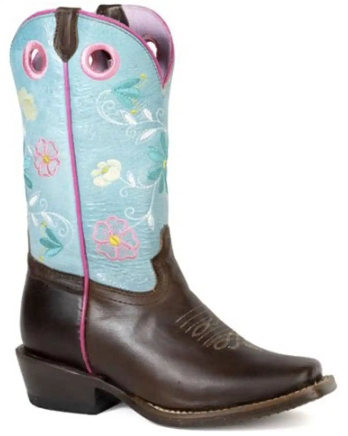 Roper Little Girls' Ride 'Em Cowgirl Western Boots - Square Toe