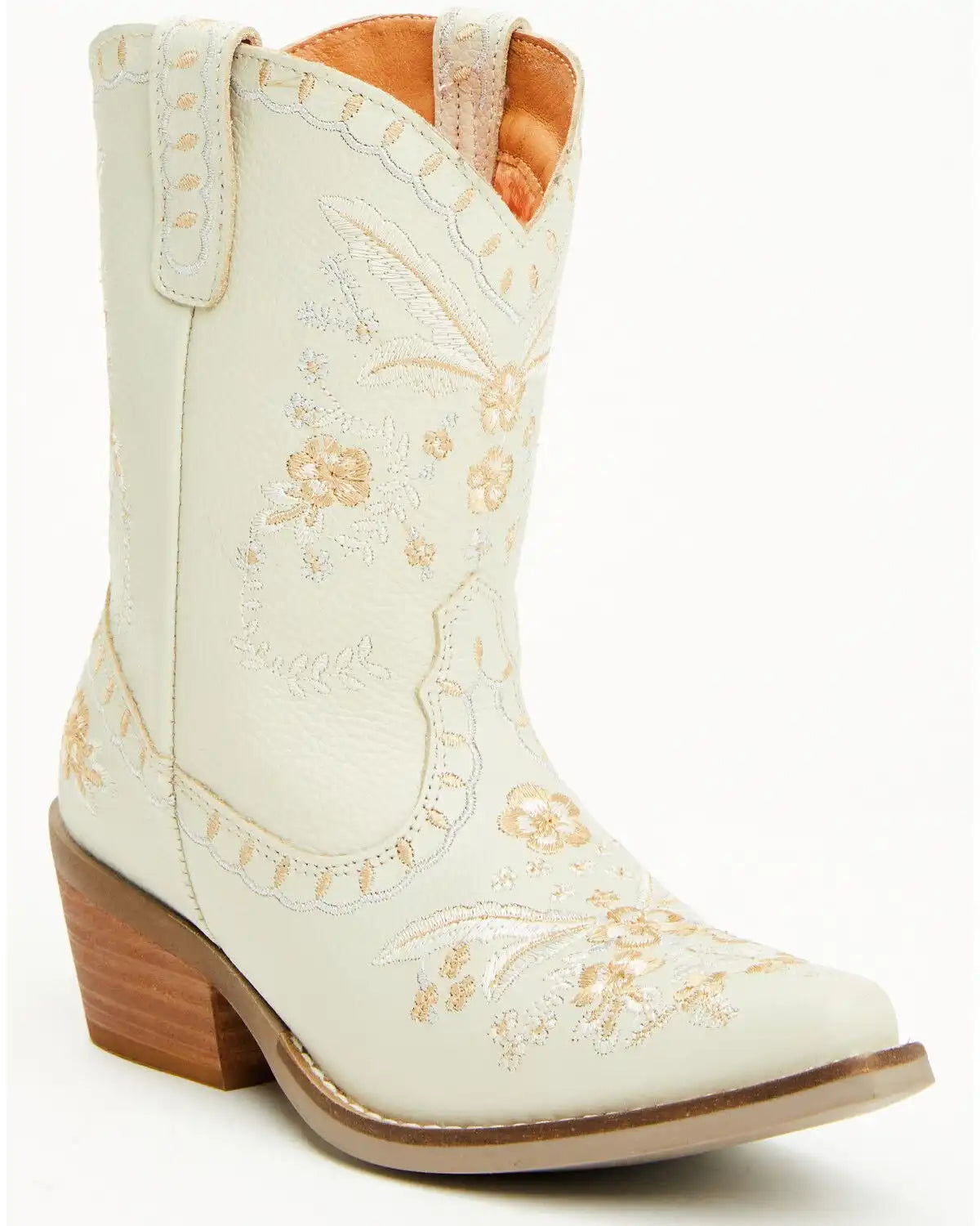 Dingo Little Girls' Full Bloom Western Boots - Snip Toe
