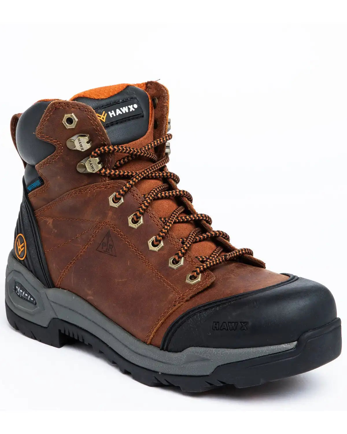 Hawx Men's 6" Lace-To-Toe Waterproof Work Boots - Composite Toe