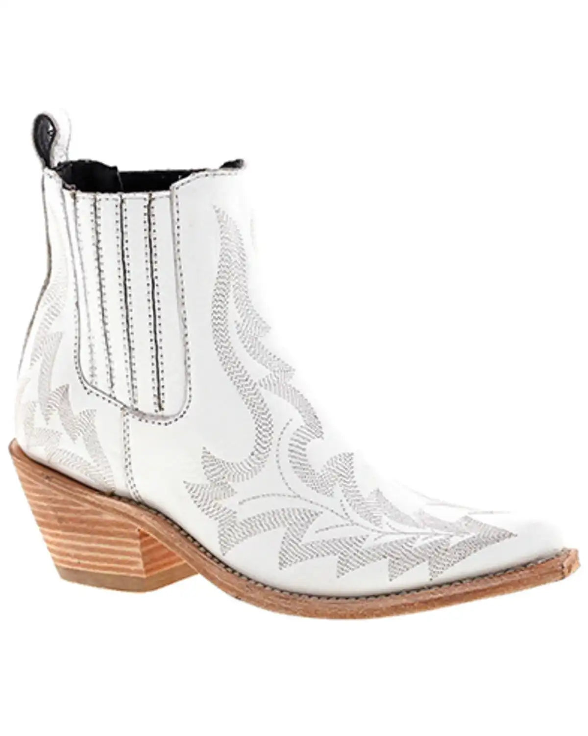 Liberty Black Women's Simone Classic Embroidered Booties - Snip Toe