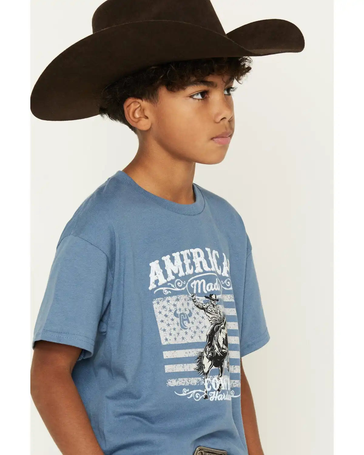 Cowboy Hardware Boys' American Made Short Sleeve Graphic T-Shirt