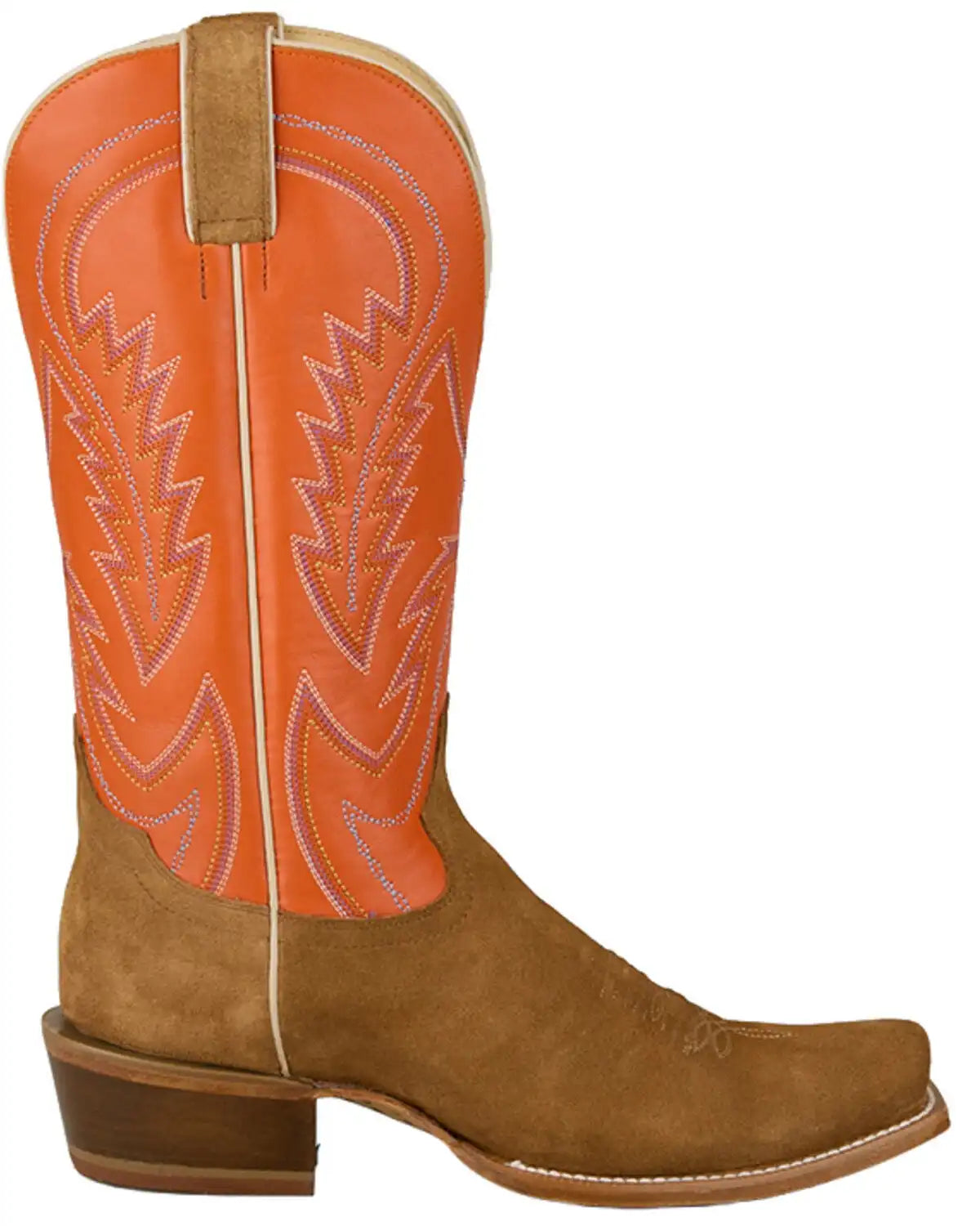 Tony Lama Men's Jax Suede Western Boots - Square Toe