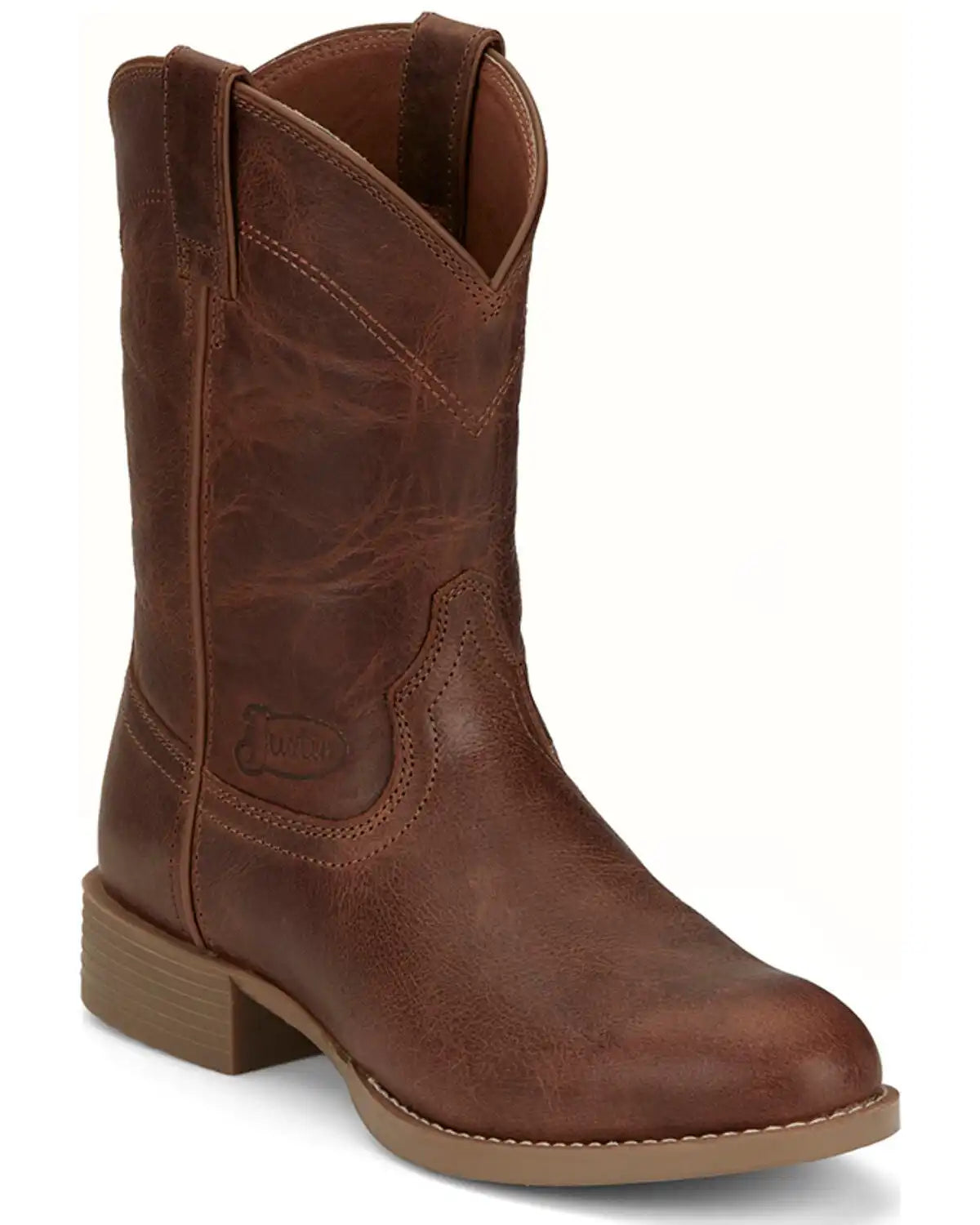 Justin Men's Roper Western Boots - Round Toe