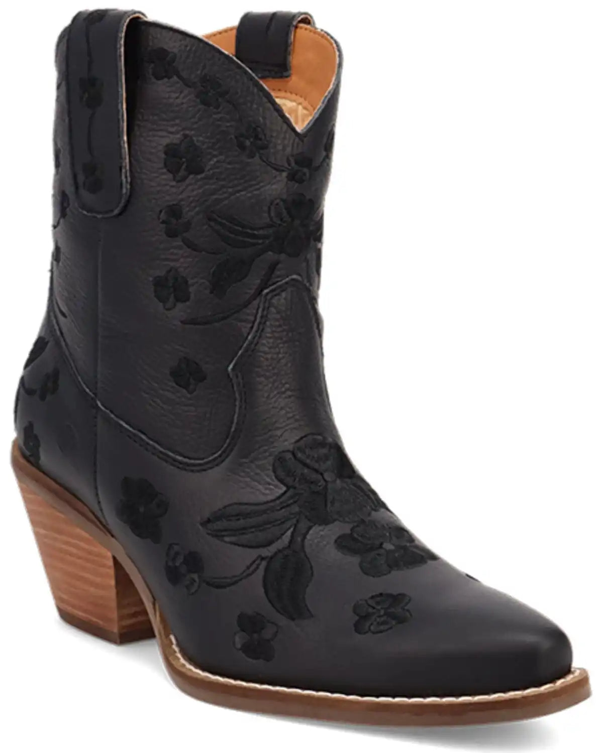 Dingo Women's Sweetheart Embroidered Booties - Round Toe
