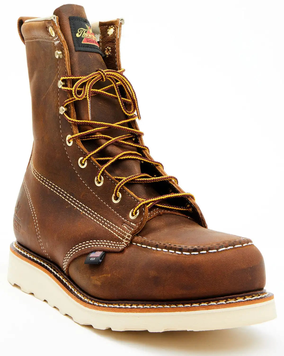 Thorogood Men's 8" American Heritage MAXWear Wedge™ Moc Work Boots - Steel Toe