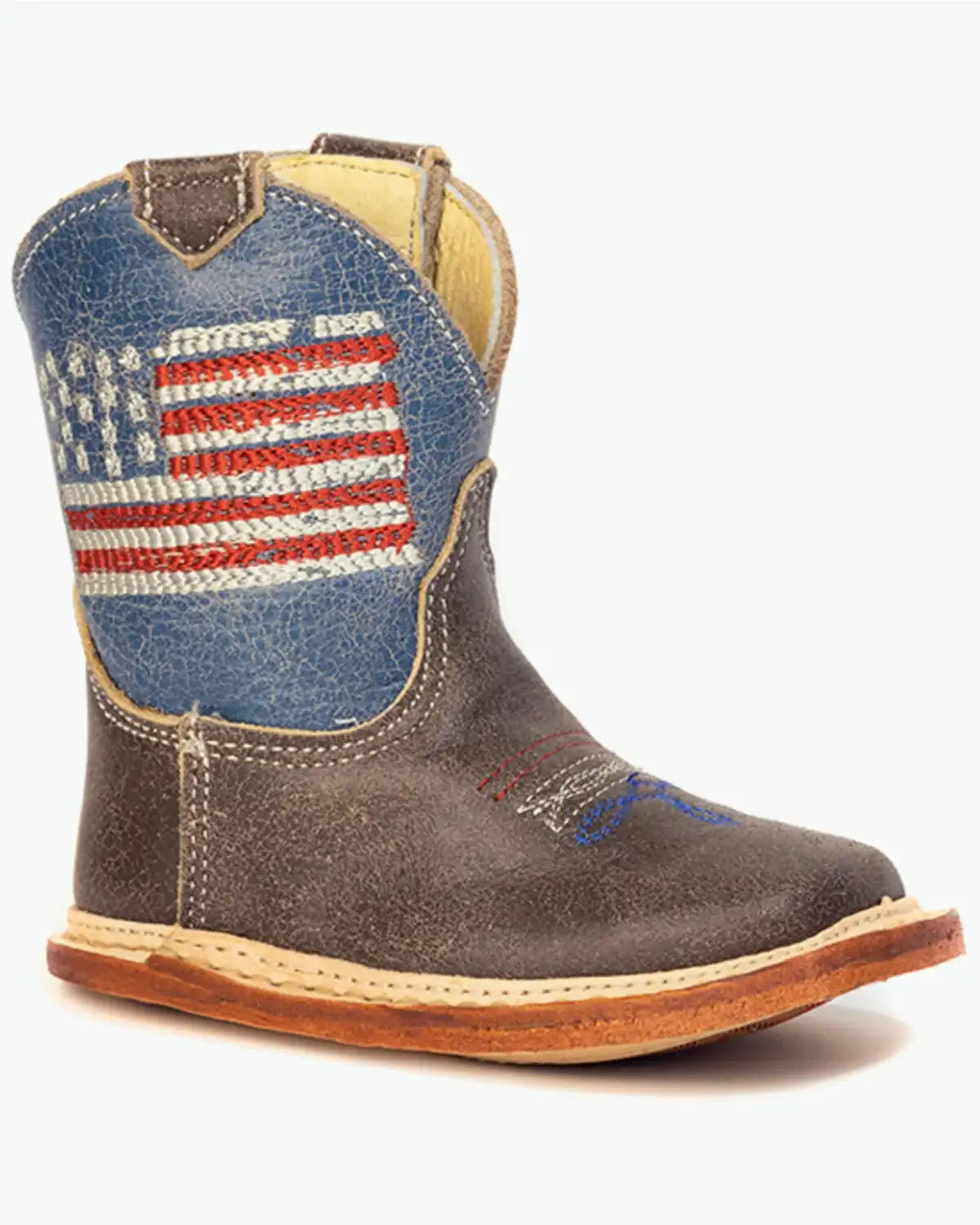 Roper Infant Kids' 250 USA Cowbaby Western Boots - Broad Square Toe