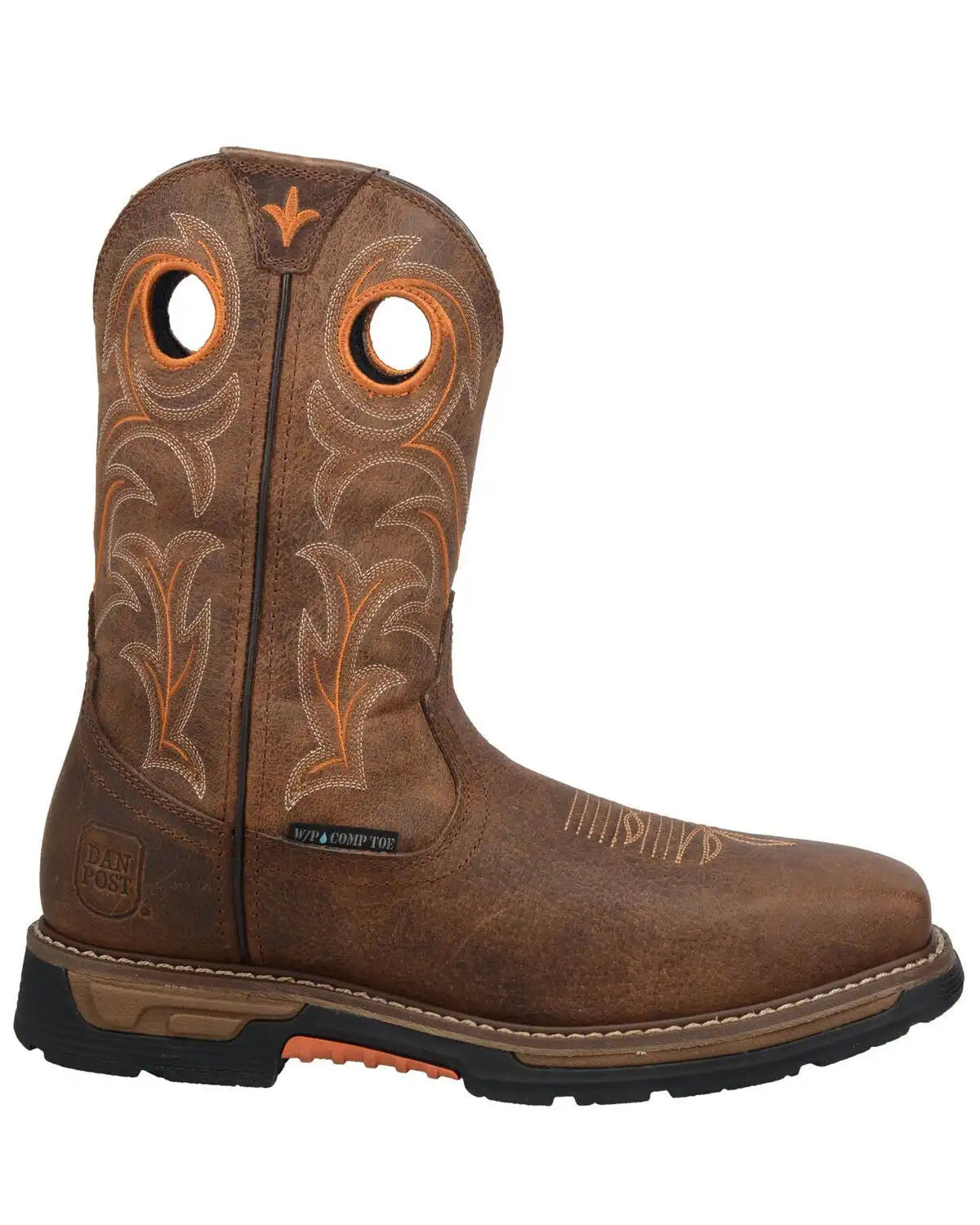 Dan Post Men's Storms Eye Waterproof Western Work Boots - Composite Toe