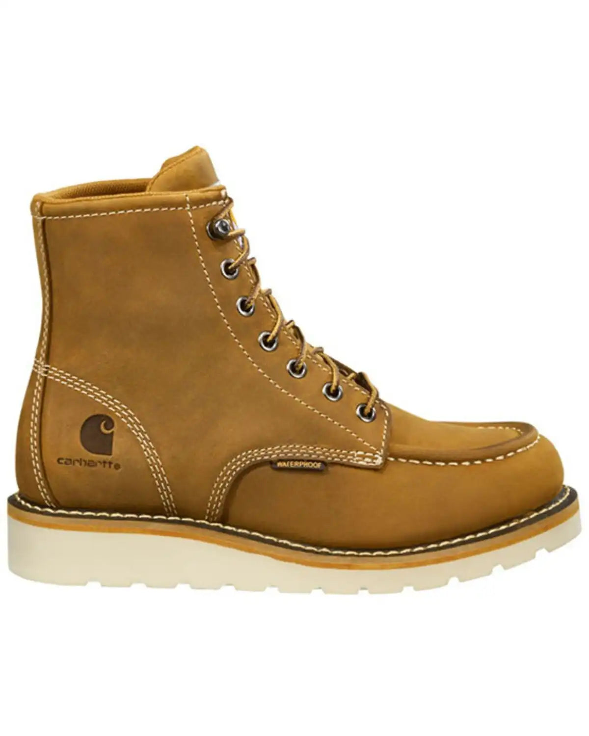 Carhartt Women's Wedge Sole Waterproof Moc Work Boots - Steel Toe