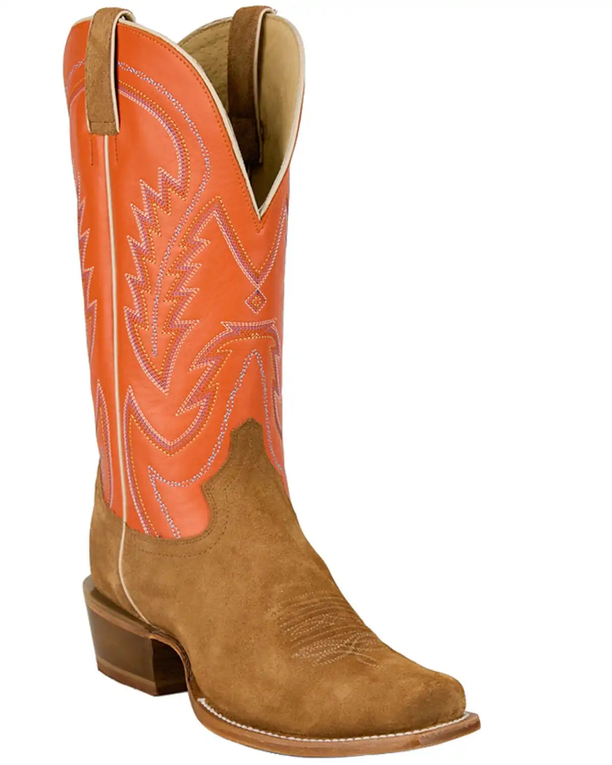 Tony Lama Men's Jax Suede Western Boots - Square Toe
