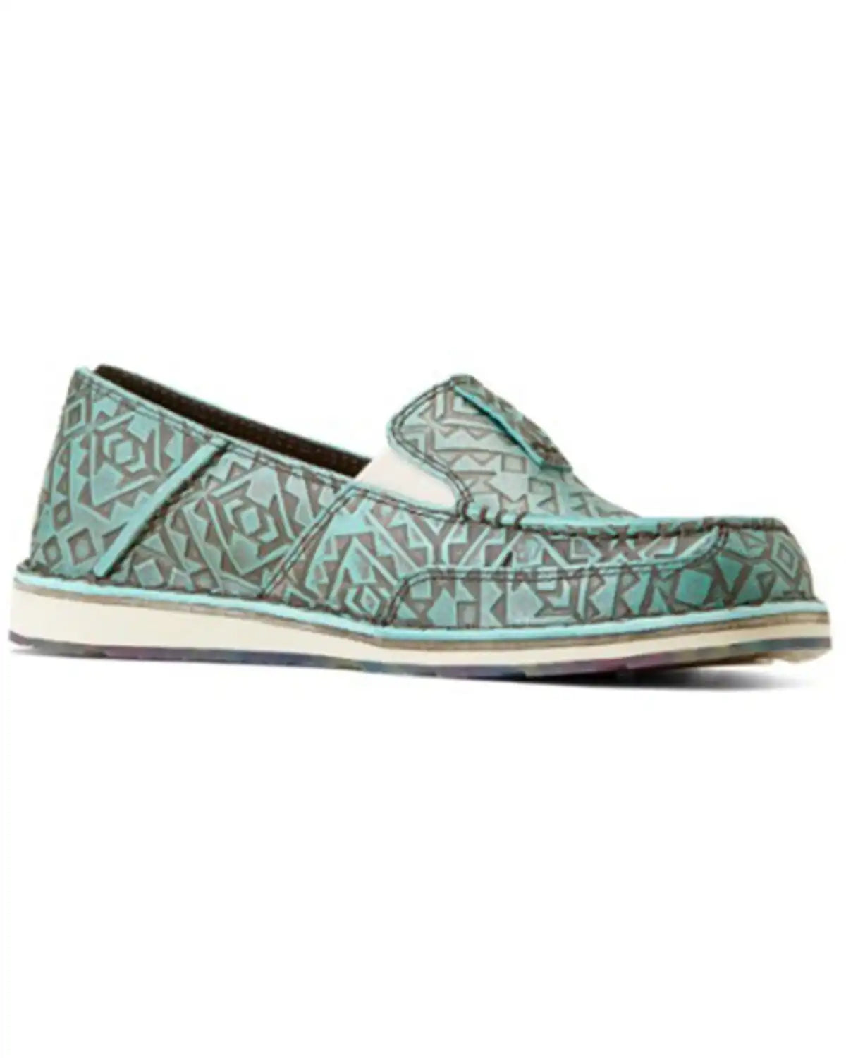 Ariat Women's Embossed Cruiser Casual Shoes - Moc Toe