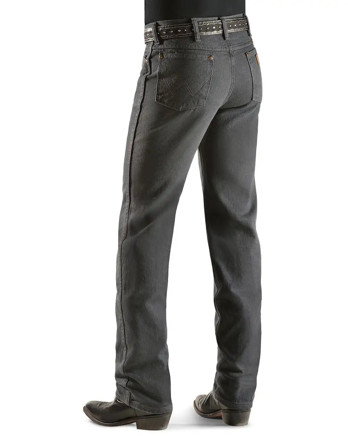Wrangler Men's 936 High Rise Prewashed Cowboy Cut Slim Straight Jeans