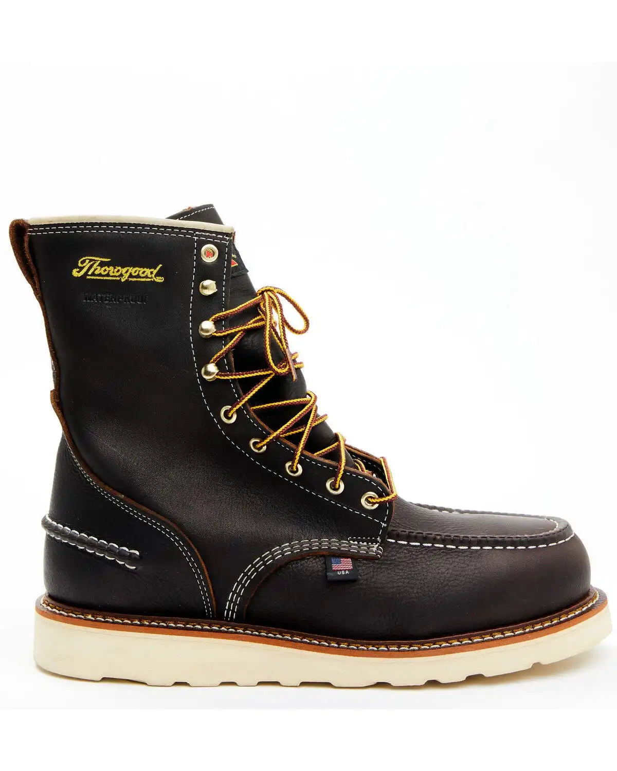Thorogood Men's 8" Waterproof American Heritage Moc Work Boots - Steel Toe