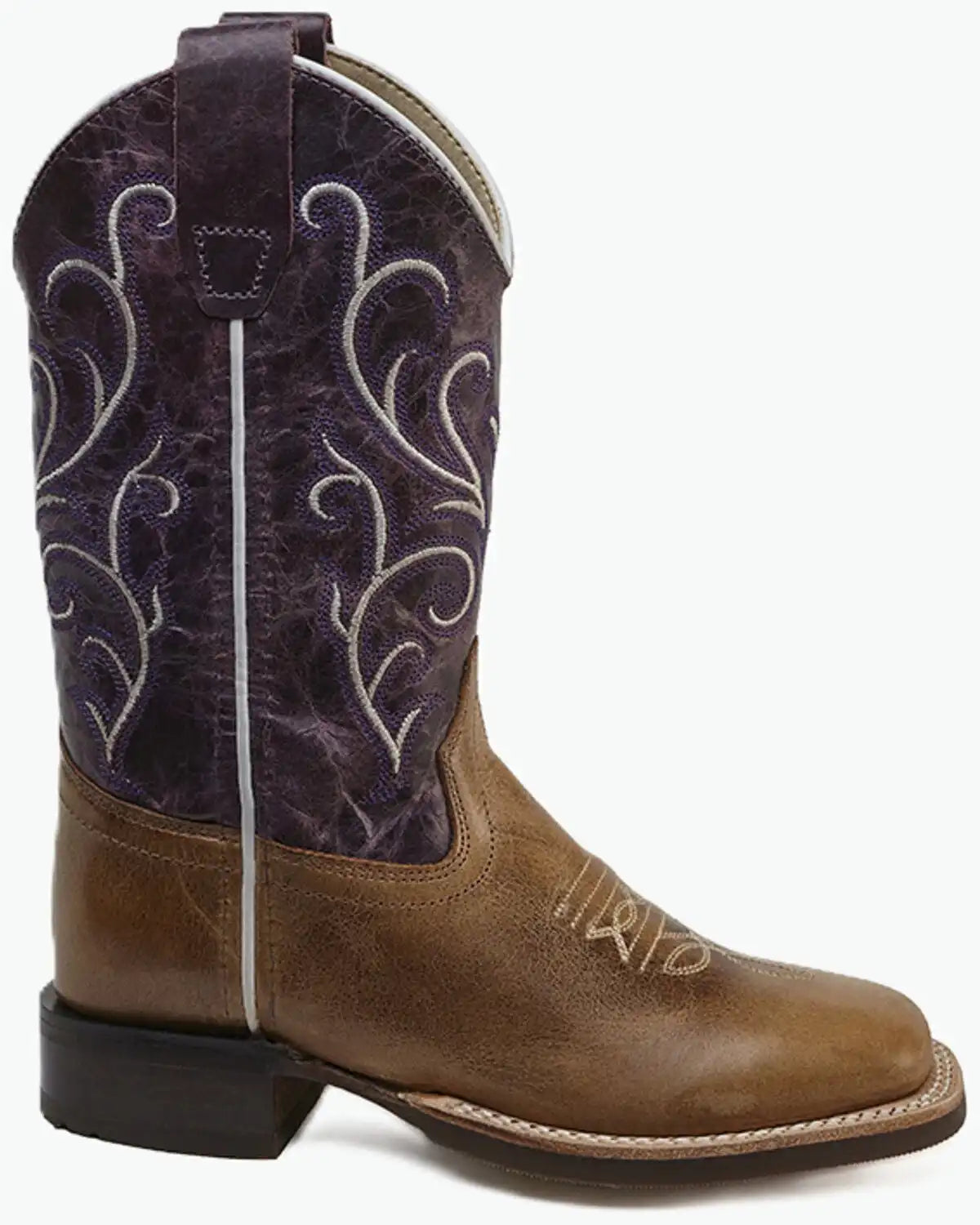 Old West Little Girls' Performance Western Boots - Broad Square Toe
