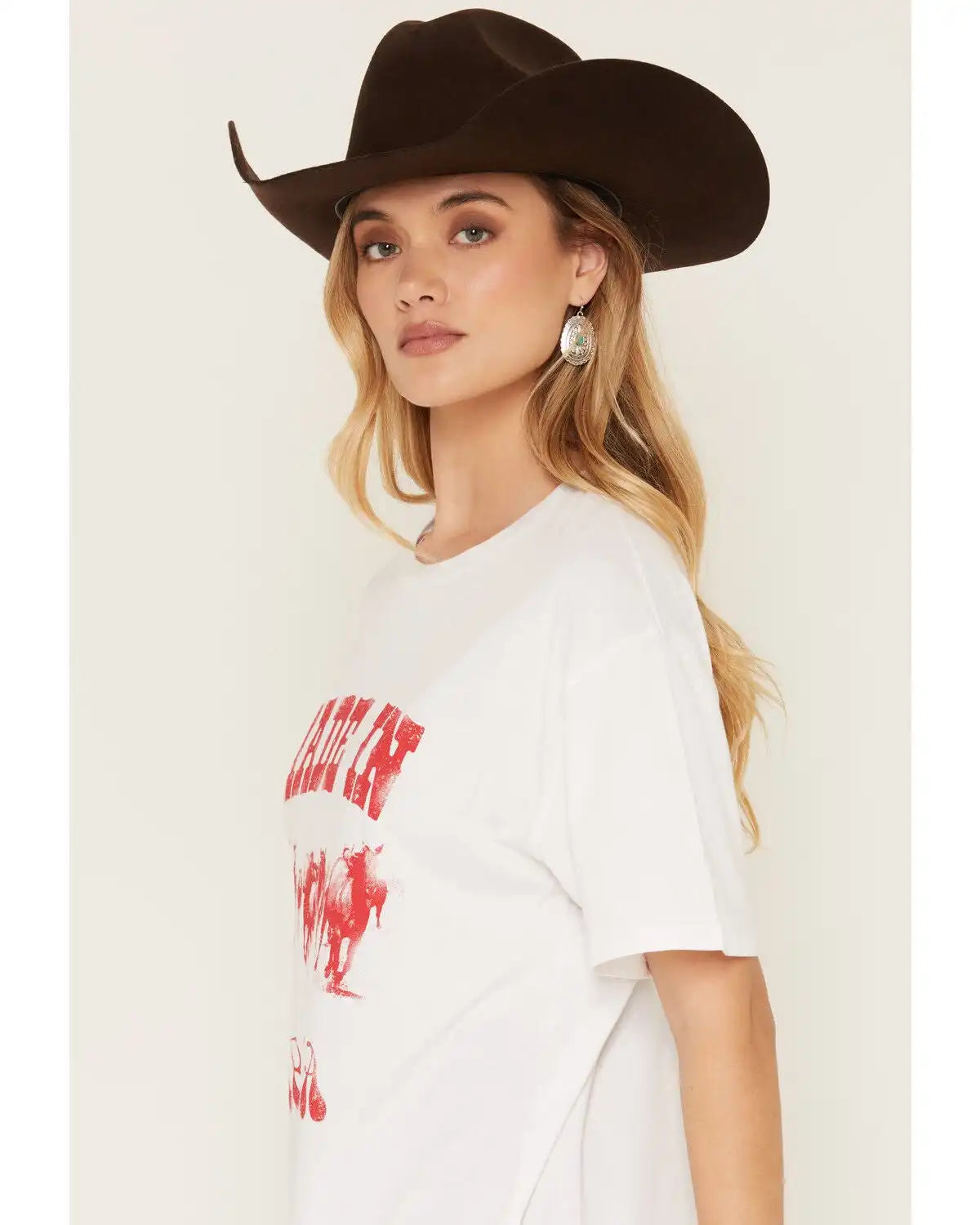White Crow Women's Made in America Short Sleeve Graphic Tee