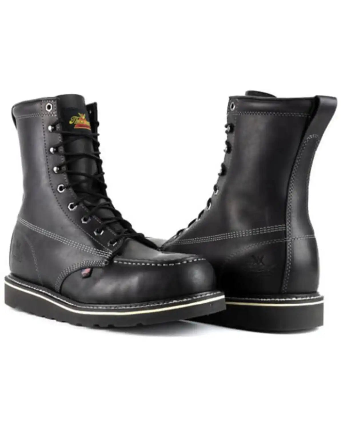 Thorogood Men's 8" USA Midnight Series Moc Work Boots - Steel Toe