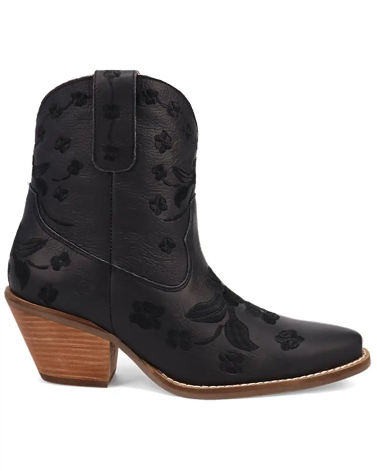 Dingo Women's Sweetheart Embroidered Booties - Round Toe