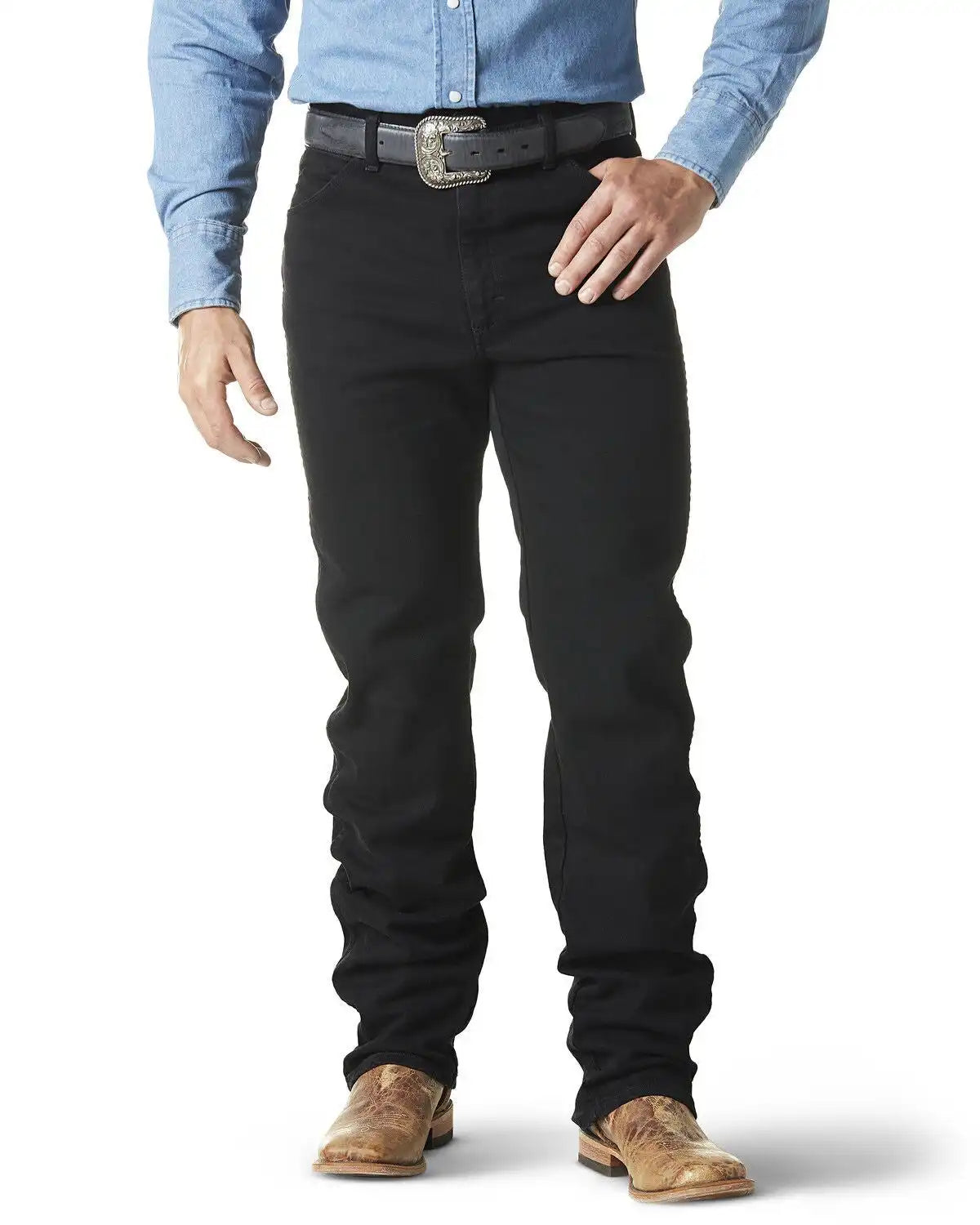 Wrangler Men's Cowboy Cut Straight Active Flex Stretch Denim Jeans - Tall