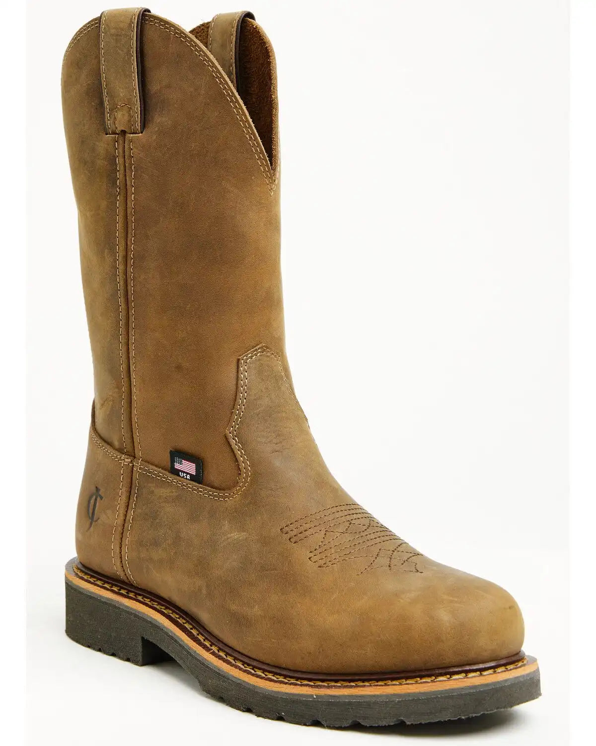 Cody James Men's Pull-On Work Boots - Soft Toe