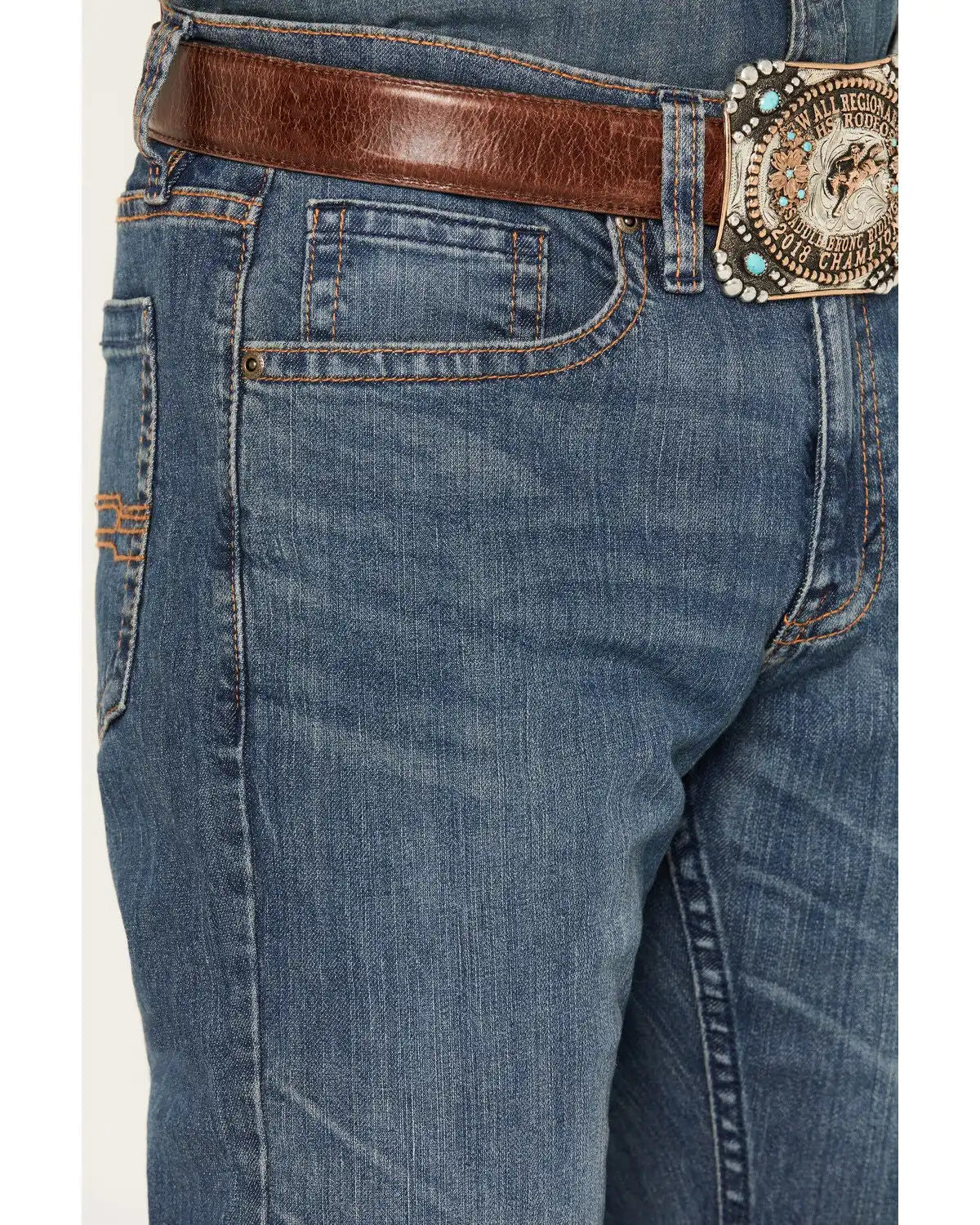 Cody James Men's Equalizer Wash Jackson Slim Straight Stretch Denim Jeans