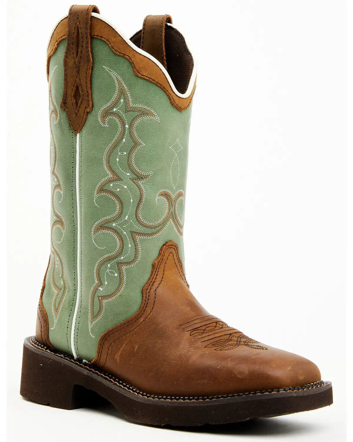 Justin Women's Raya Performance Western Boots - Broad Square Toe
