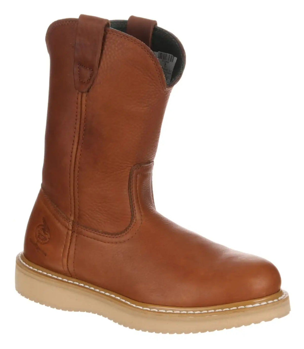 Georgia Boot Men's Farm and Ranch Wellington Work Boots - Soft Toe
