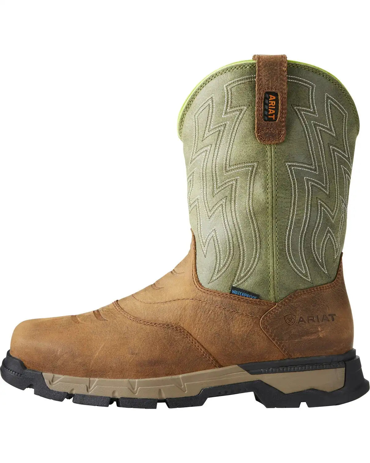 Ariat Men's Rebar Flex H2O Western Work Boots - Soft Toe