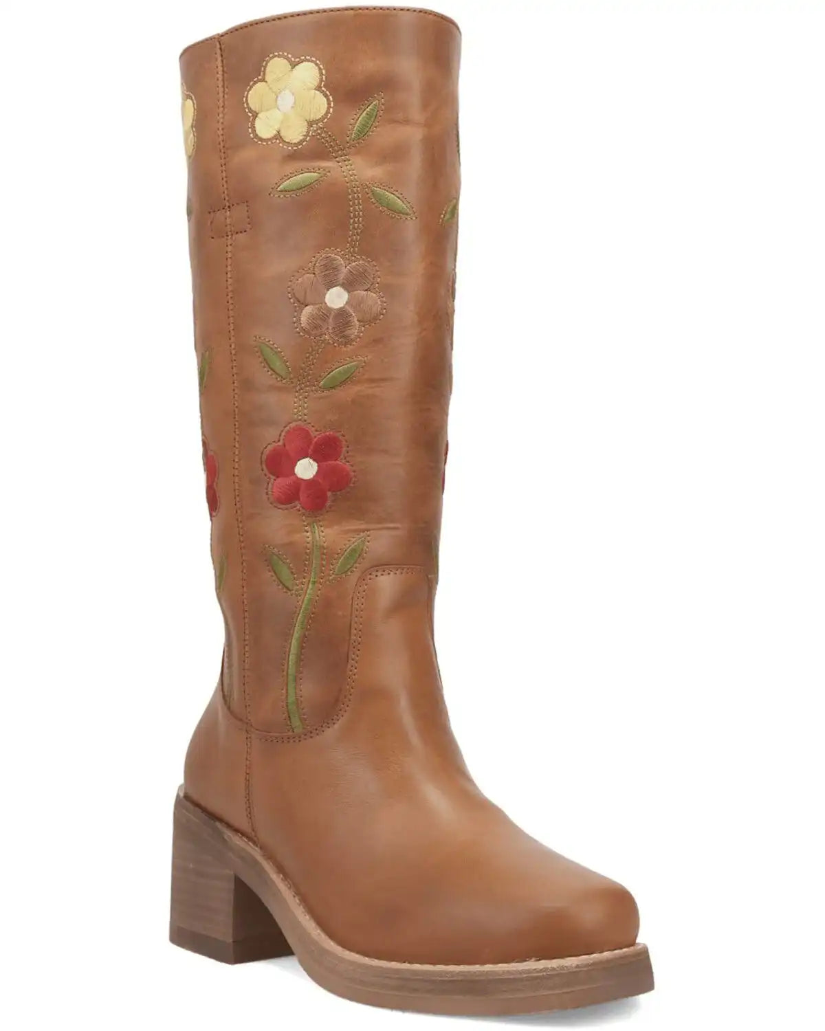 Dingo Women's Floral Bloom Fashion Boots - Round Toe