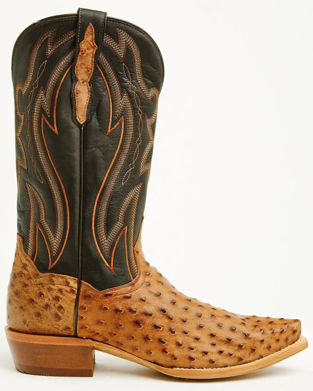 Dan Post Men's Grit Exotic Full Quill Ostrich Tall Western Boots - Snip Toe