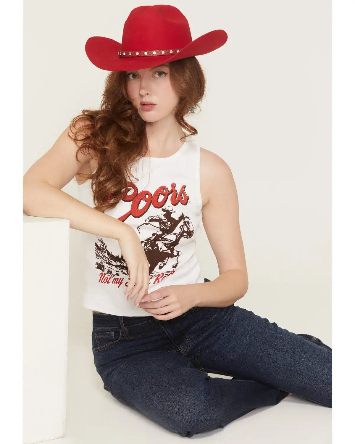 Coors Women's Not My First Rodeo Graphic Tank