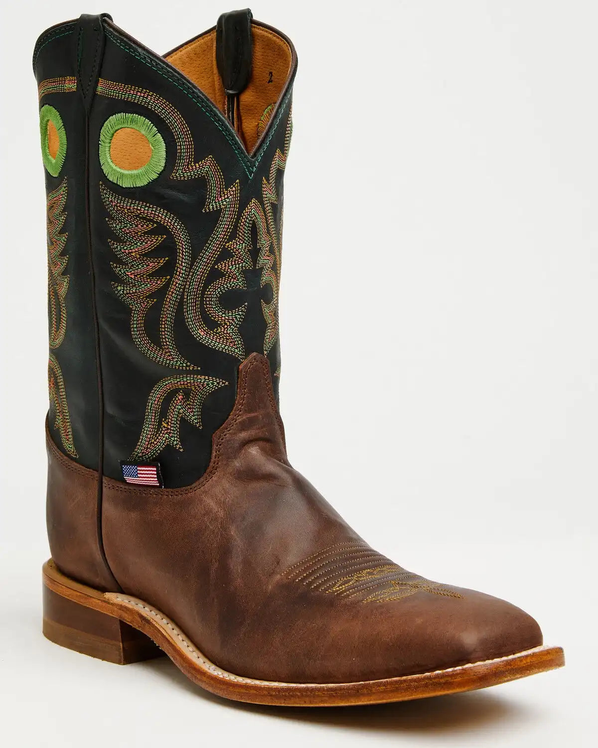 Justin Men's Boot Barn Exclusive Bent Rail Nash Western Boots - Broad Square Toe
