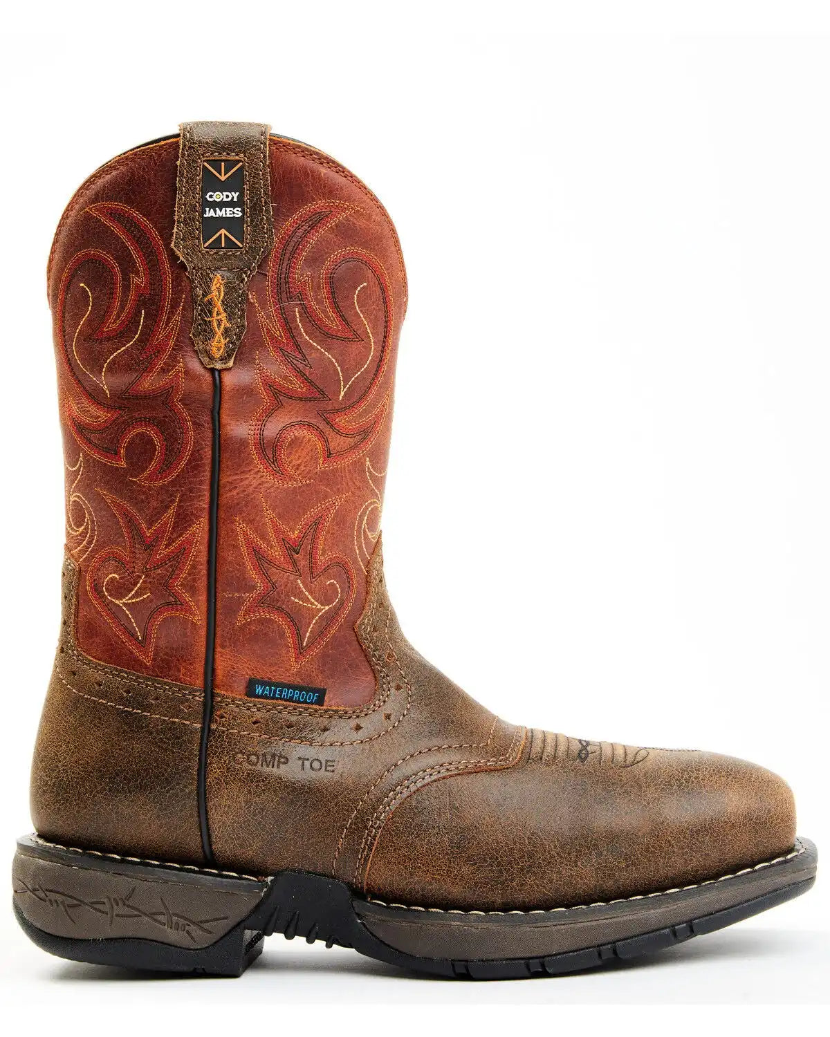 Cody James Men's 11" Nano Lite Waterproof Western Work Boots - Composite Toe