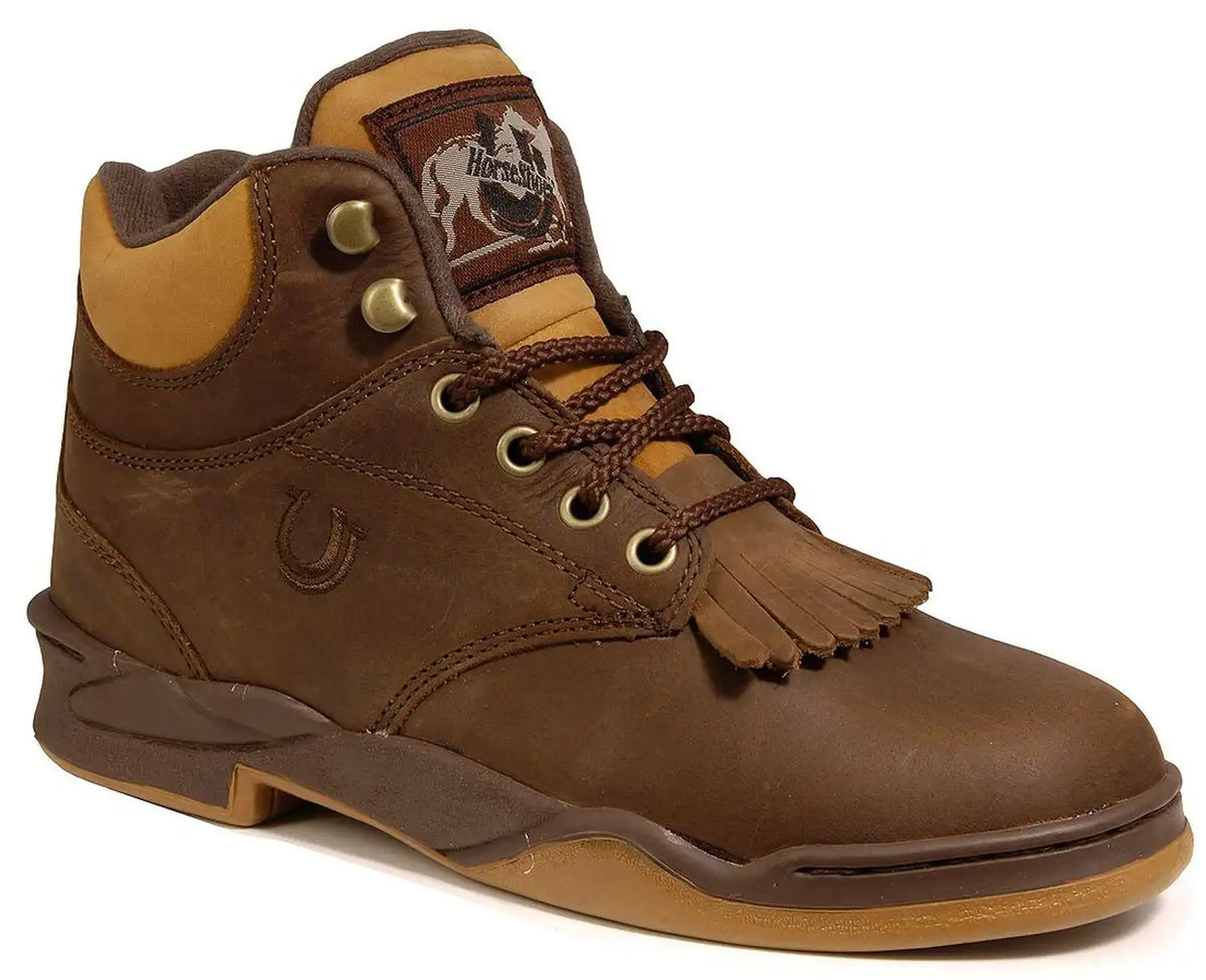 Roper Men's Horseshoe Kiltie Riding Boots - Round Toe