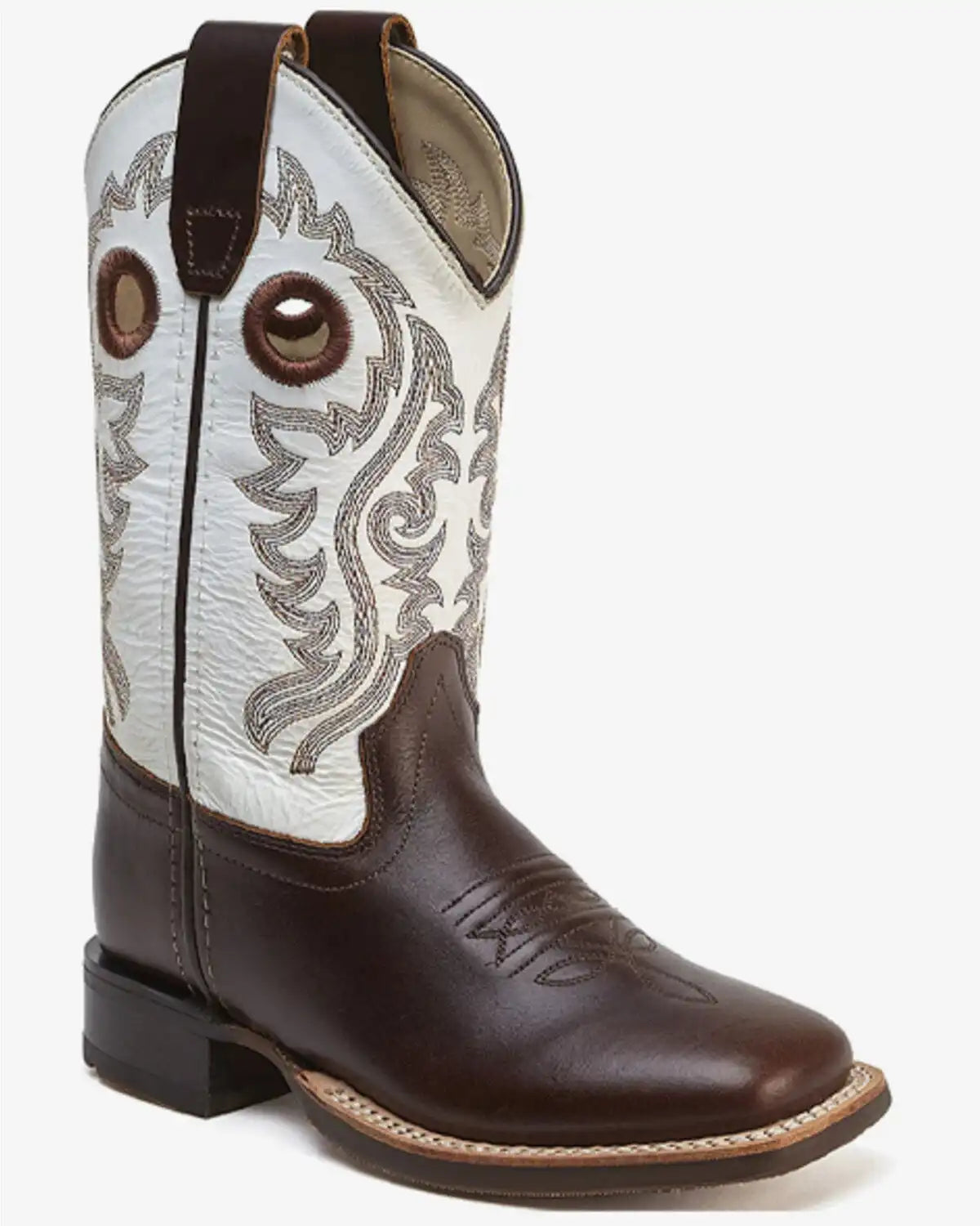 Old West Boys' Performance Western Boots - Broad Square Toe