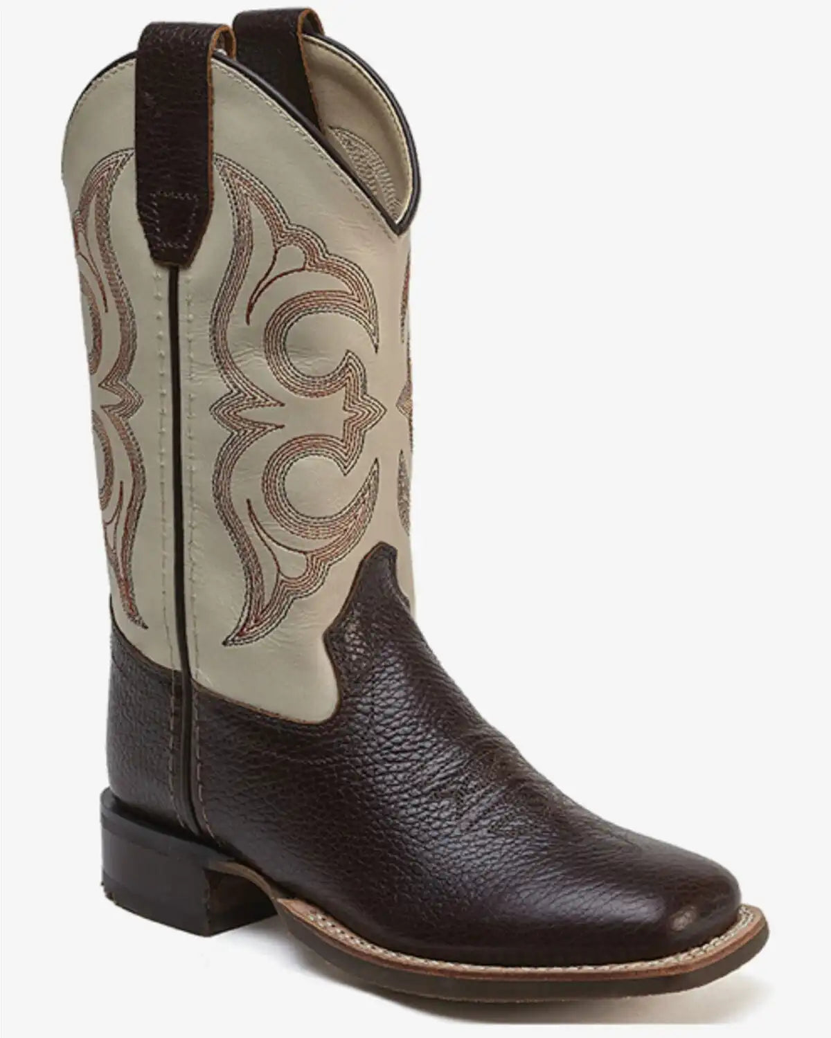Old West Boys' Thunder Western Boots - Broad Square Toe