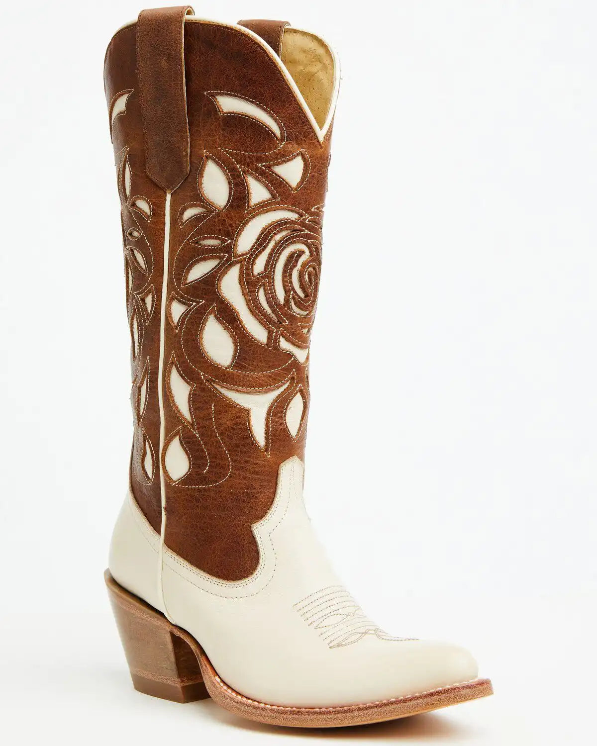 Shyanne Women's Rose Western Boots - Round Toe