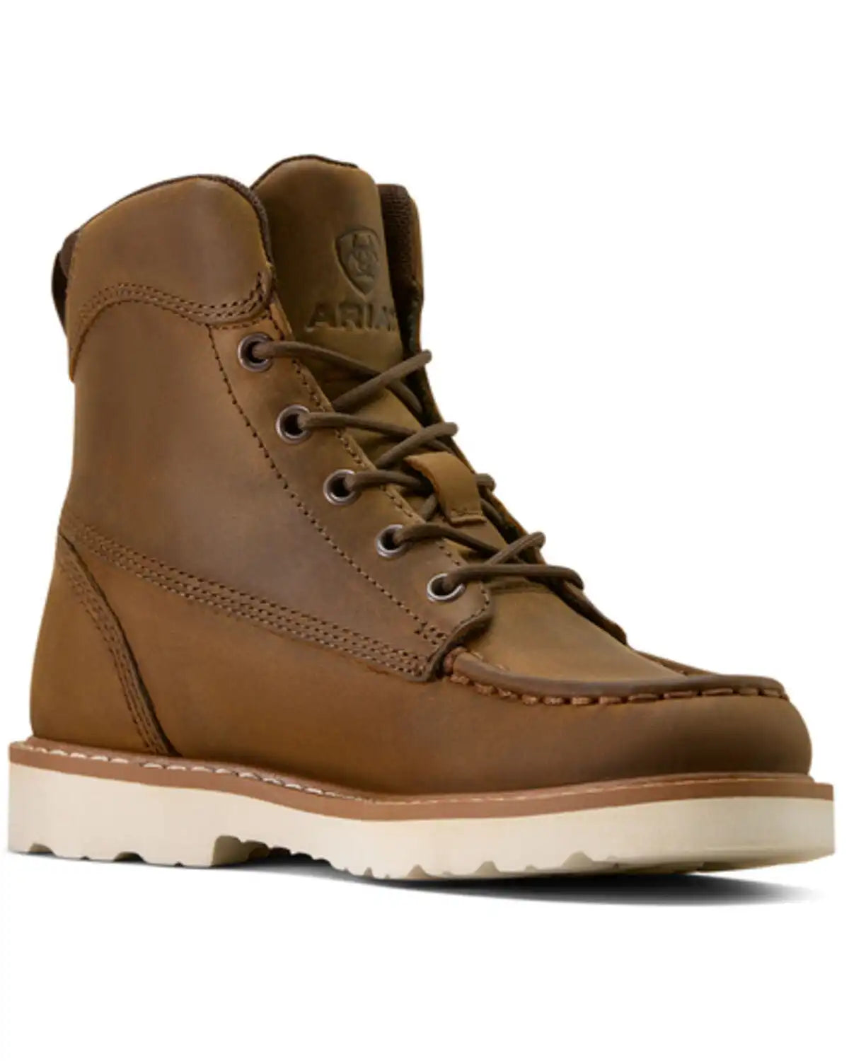 Ariat Boys' Lift Lacer Lace-Up Work Boots - Moc Toe