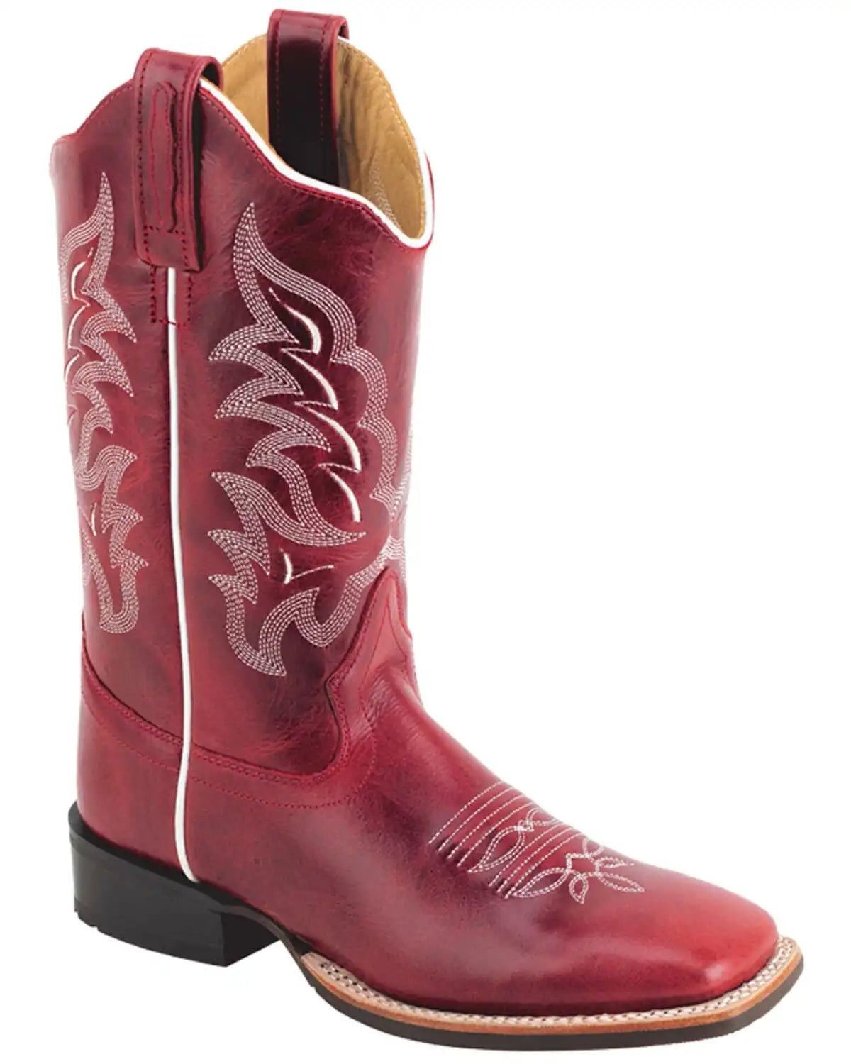 Old West Women's Western Boots - Broad Square Toe