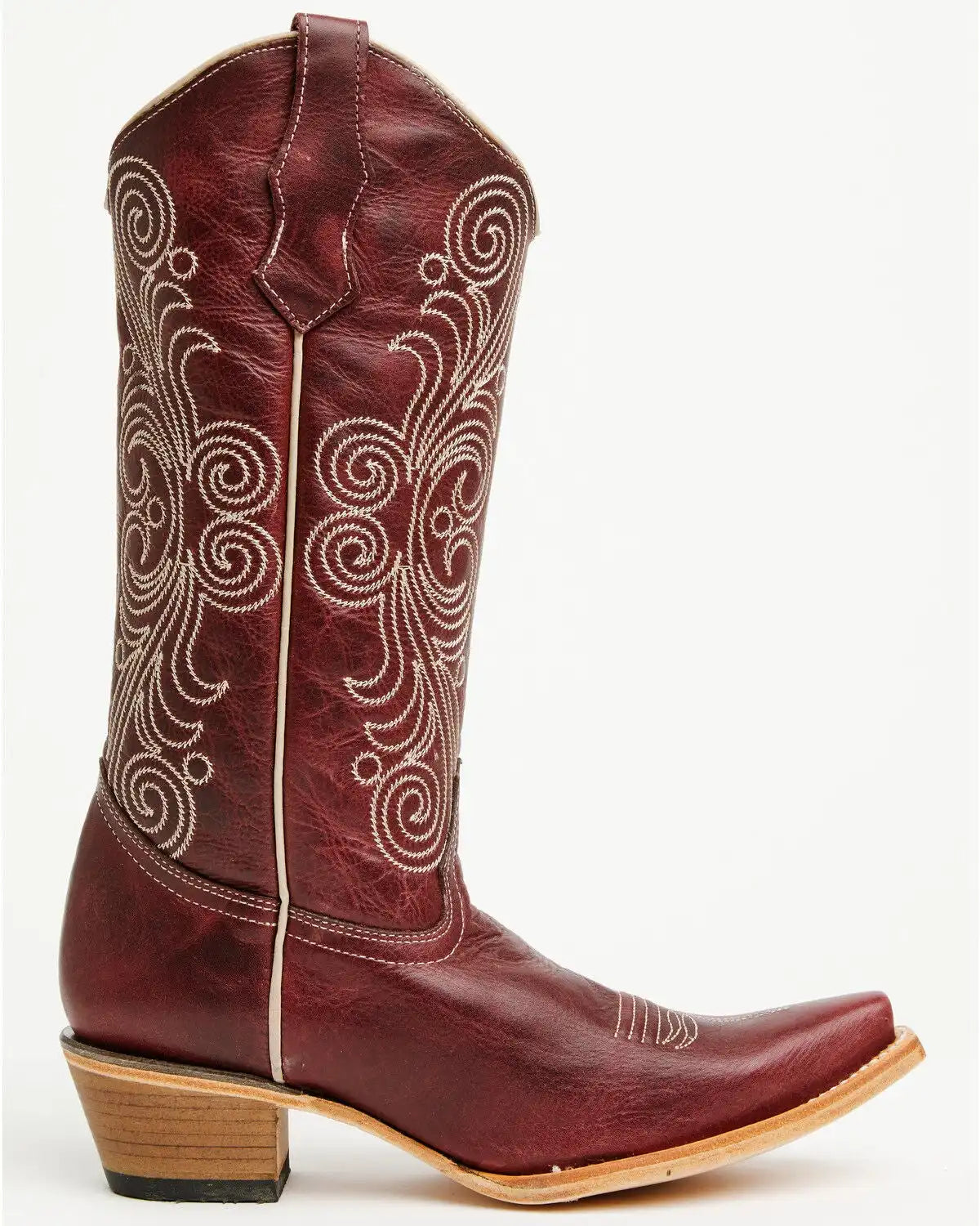 Circle G Women's Spiral Embroidered Tall Western Boots - Snip Toe