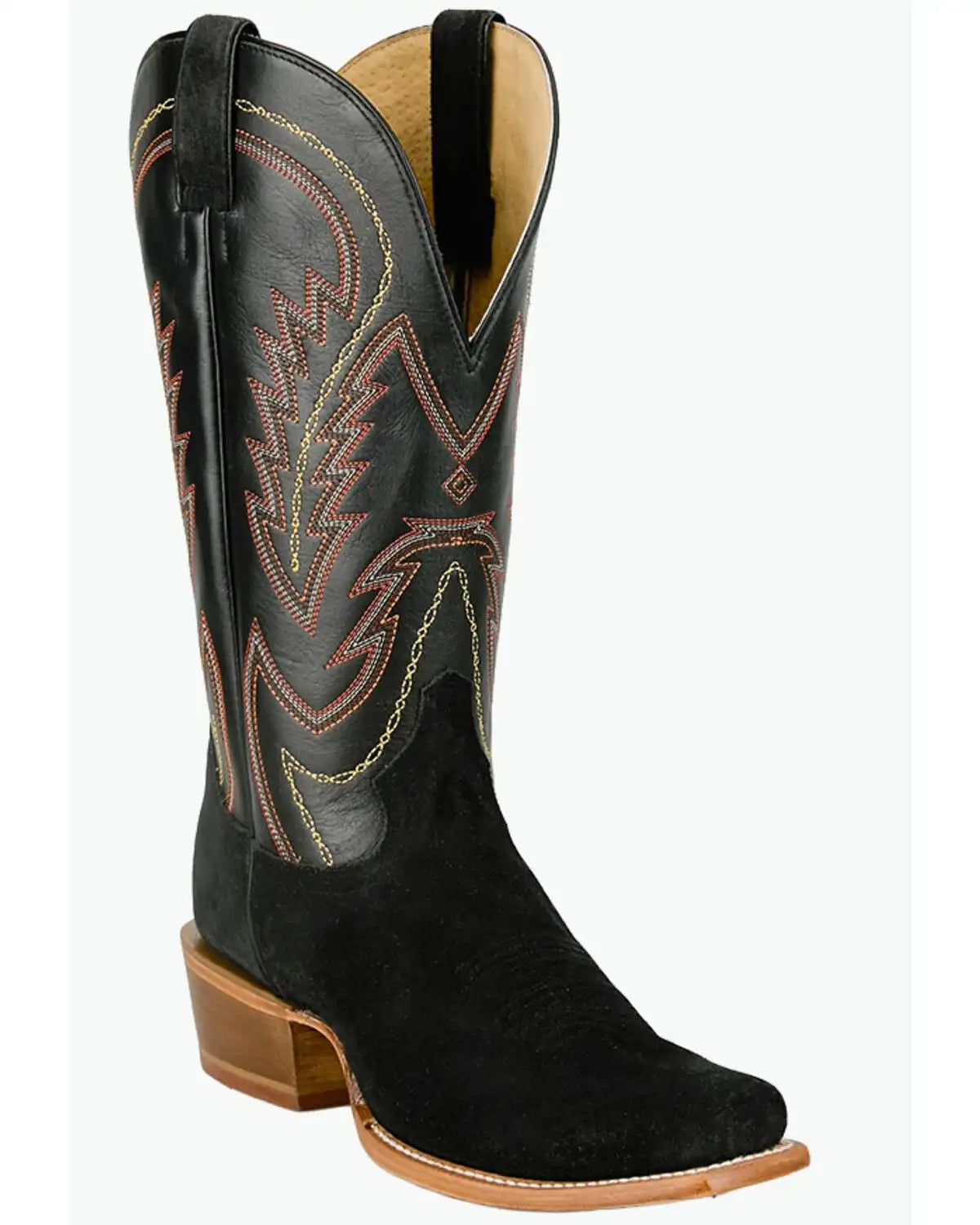 Tony Lama Men's Jax Ranchero Suede Western Boots - Square Toe