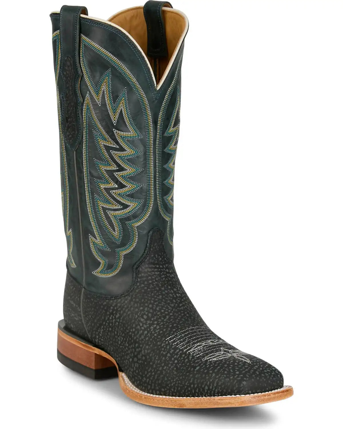 Justin Men's Cowman Tall Western Boots - Square Toe