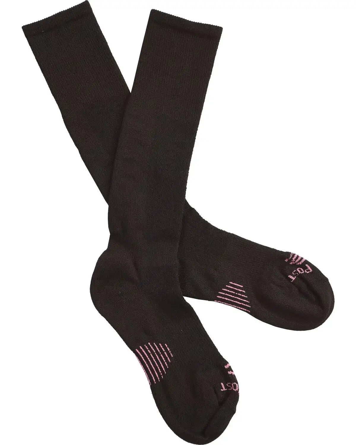 Dan Post Women's Cowgirl Certified Sleek Thin Socks - Black