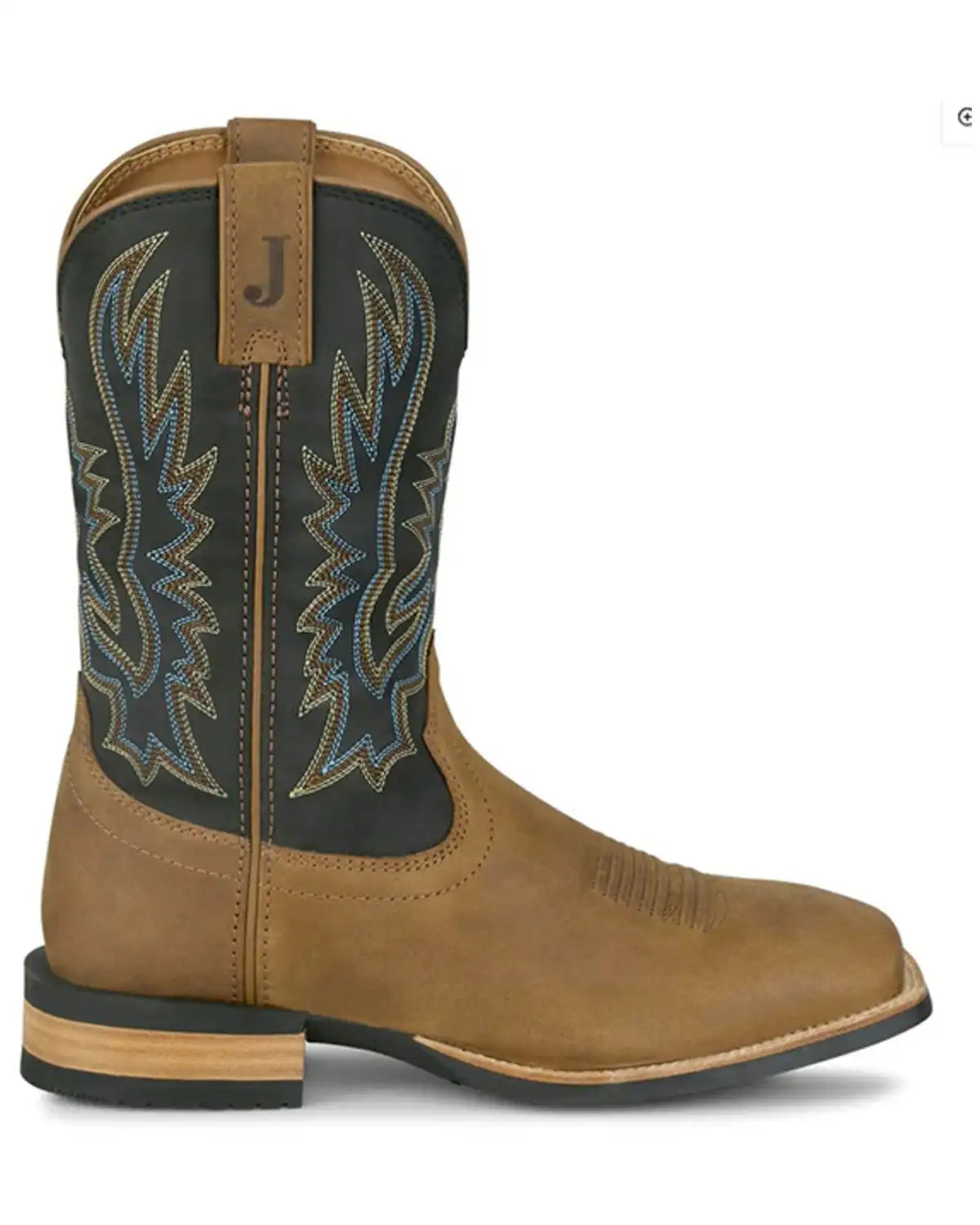 Justin Men's Outlaw Rustle Performance Western Boots - Broad Square Toe