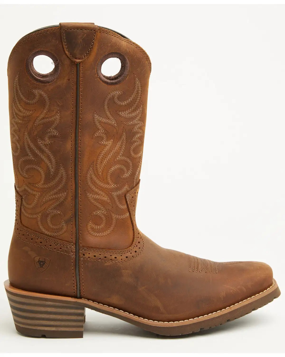 Ariat Men's Hybrid Roughstock Distressed Performance Western Boots - Square Toe